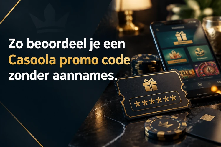 Zo beoordeel je een Casoola promo code zonder aannames